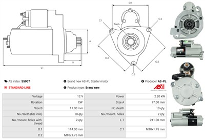 AS-PL S5007 EAN: 5901259422825.
