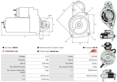AS-PL S5015 EAN: 5901259422948.