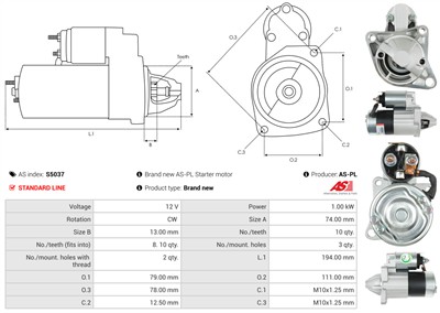 AS-PL S5037 EAN: 5901259423211.