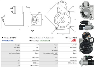 AS-PL S5038PR EAN: 5902129097488.