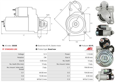 AS-PL S5038 EAN: 5901259423228.