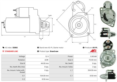 AS-PL S5065 EAN: 5901259453461.