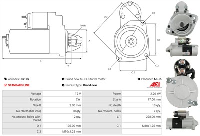 AS-PL S5105 EAN: 5901259469493.