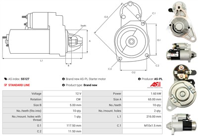 AS-PL S5127 EAN: 5901259473391.