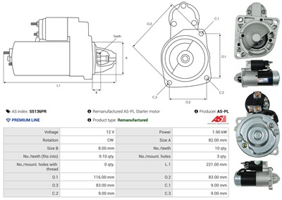AS-PL S5136PR EAN: 5902129095002.