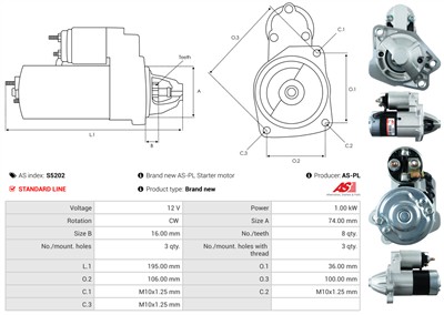 AS-PL S5202 EAN: 5902129018742.