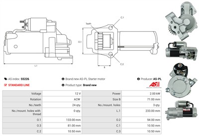 AS-PL S5226 EAN: 5902129028123.