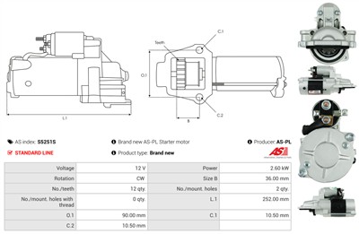 AS-PL S5251S EAN: 5902129051787.