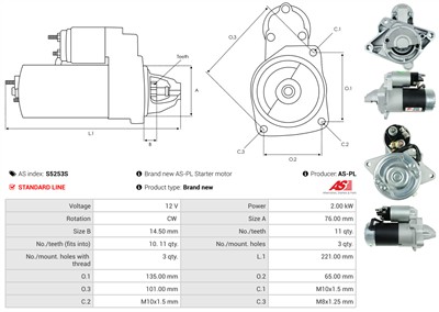 AS-PL S5253S EAN: 5902129052388.
