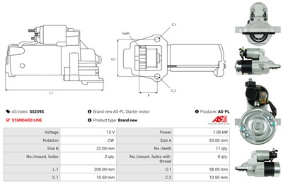AS-PL S5259S EAN: 5902129057109.