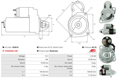 AS-PL S5261S EAN: 5902129057840.
