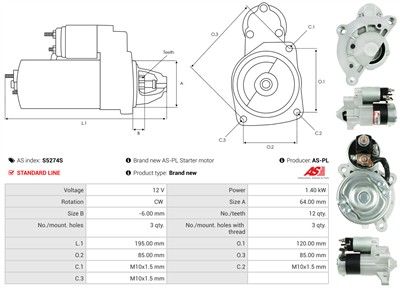 AS-PL S5274S EAN: 5902129059905.