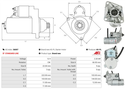 AS-PL S6007 EAN: 5901259423464.