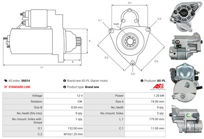 AS-PL S6014 EAN: 5901259423532.