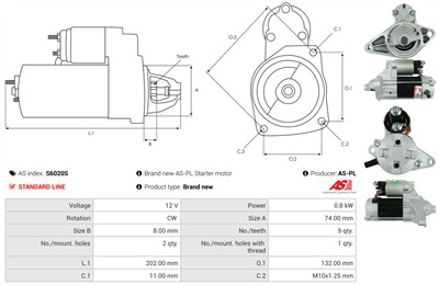AS-PL S6020S EAN: 5902129052326.