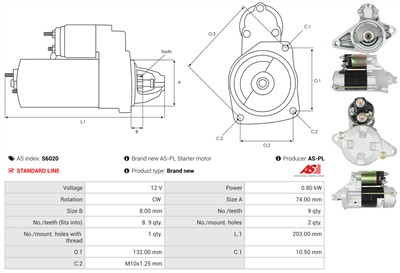 AS-PL S6020 EAN: 5901259423594.