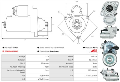 AS-PL S6024 EAN: 5901259423631.