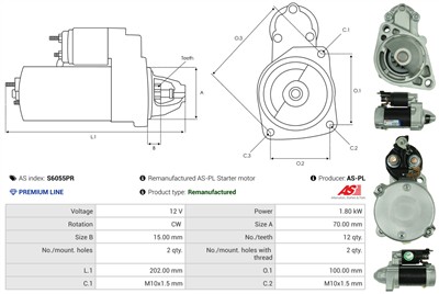 AS-PL S6055PR EAN: 5902129096719.