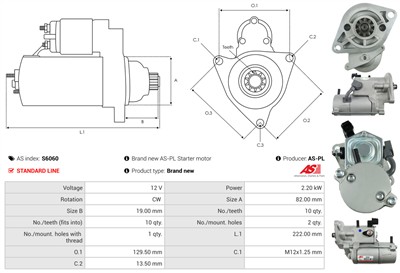 AS-PL S6060 EAN: 5901259466126.