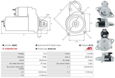 AS-PL S6062 EAN: 5901259465846.