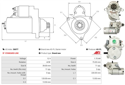 AS-PL S6077 EAN: 5901259469622.