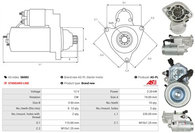 AS-PL S6083 EAN: 5901259469691.