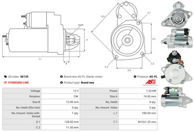 AS-PL S6125 EAN: 5901259488531.