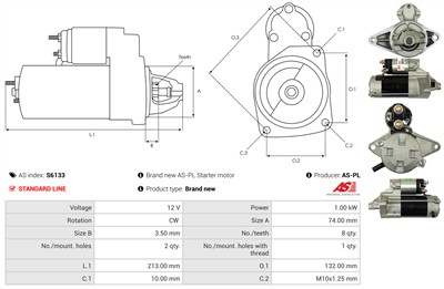 AS-PL S6133 EAN: 5901259490947.