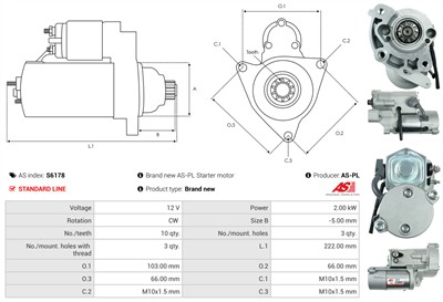 AS-PL S6178 EAN: 5902129021278.