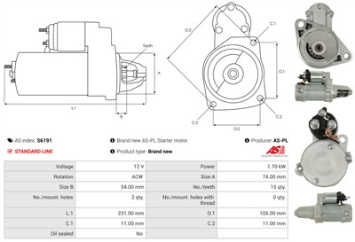 AS-PL S6191 EAN: 5902129028024.