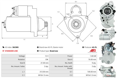 AS-PL S6238S EAN: 5902129059165.