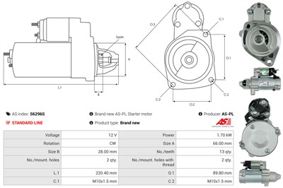 AS-PL S6296S EAN: 5902129096016.