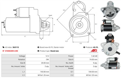 AS-PL S6311S EAN: 5902129107101.