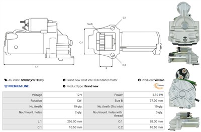 AS-PL S9002(VISTEON) EAN: 5901259482898.