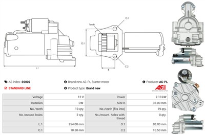 AS-PL S9002 EAN: 5901259423730.