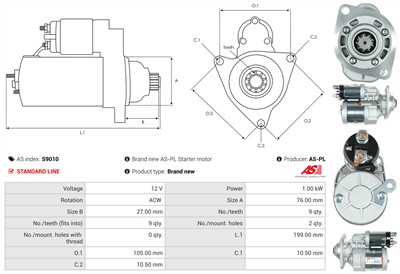 AS-PL S9010 EAN: 5901259423839.