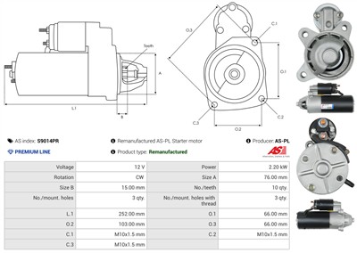 AS-PL S9014PR EAN: 5902129102069.