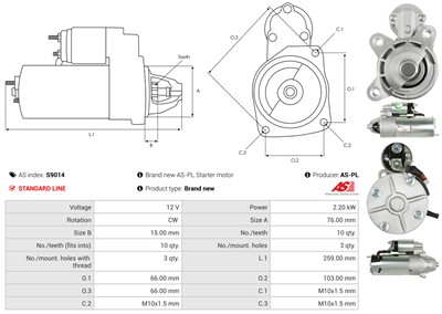 AS-PL S9014 EAN: 5901259423877.