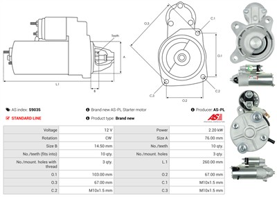 AS-PL S9035 EAN: 5901259424126.