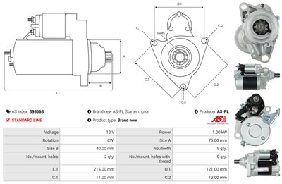 AS-PL S9366S EAN: 5902129110514.