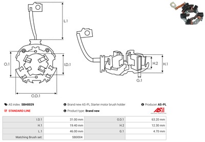 AS-PL SBH0029 EAN: 5901259442779.