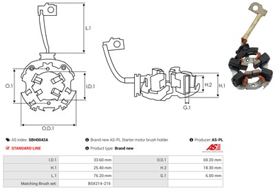 AS-PL SBH0042A EAN: 5901259470550.