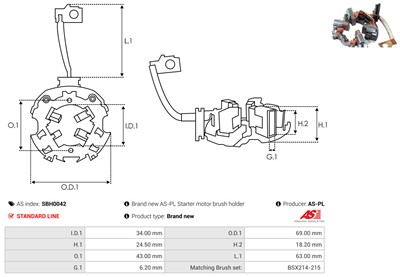 AS-PL SBH0042 EAN: 5901259445800.