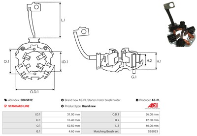 AS-PL SBH5012 EAN: 5901259453126.