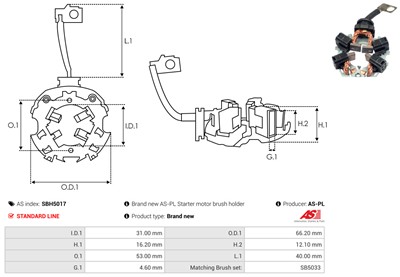 AS-PL SBH5017 EAN: 5901259467062.