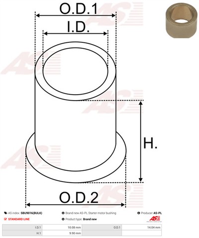 AS-PL SBU9016(BULK) EAN: 5902129058731.