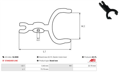 AS-PL SL3008 EAN: 5902129034773.