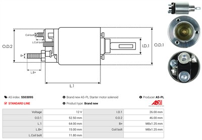 AS-PL SS0309S EAN: 5902129103707.
