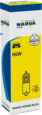 NARVA 681633000 Číslo výrobce: H6W. EAN: 4013790689504.