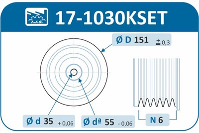 IJS Group 17-1030KSET EAN: 8435398518943.